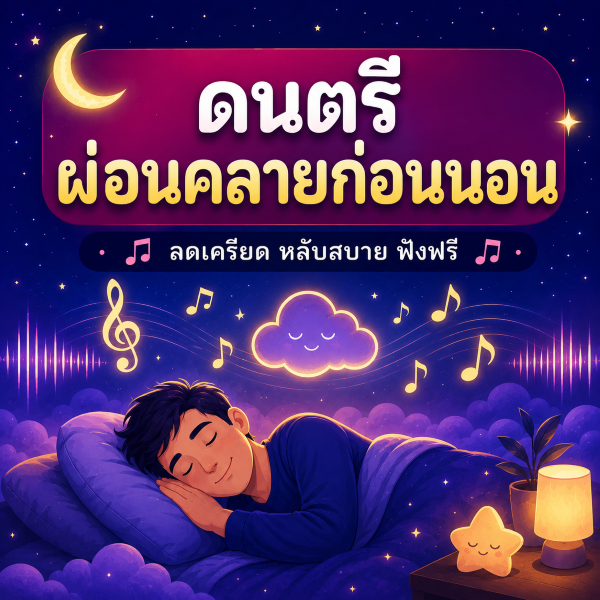ภาพประกอบ นอนหลับยากเพราะคิดมากทำไง