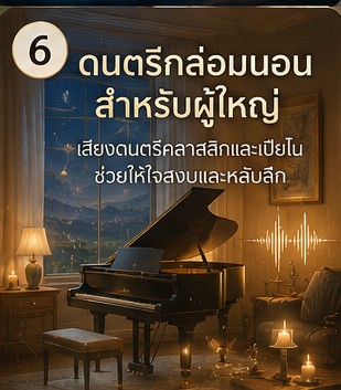 ตื่นกลางดึกแล้วหลับต่อไม่ได้ แก้แบบไม่เสียเงินด้วยการฟังก่อนนอนได้ไหม ภาพประกอบการผ่อนคลายก่อนนอน